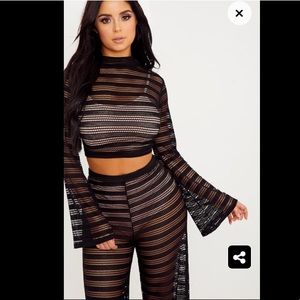 Prettylittlething - Matching lace pant set